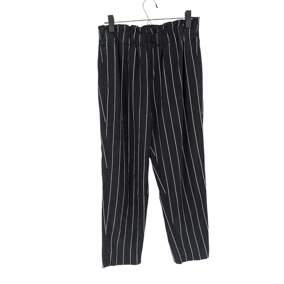 Ann Taylor Pants - Ann Taylor Womens Pants High Rise Pull-on Elastic Waist Lyocell Black Medium